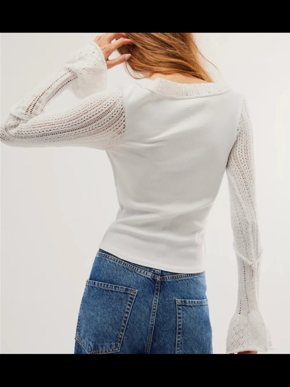 Free People Cuffing Season Top Size Small - Picture 4 of 6